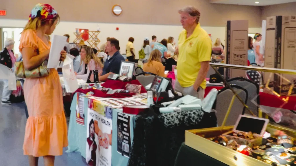 Attendees and vendors at the 2026 Nature Coast Holistic Health Expo